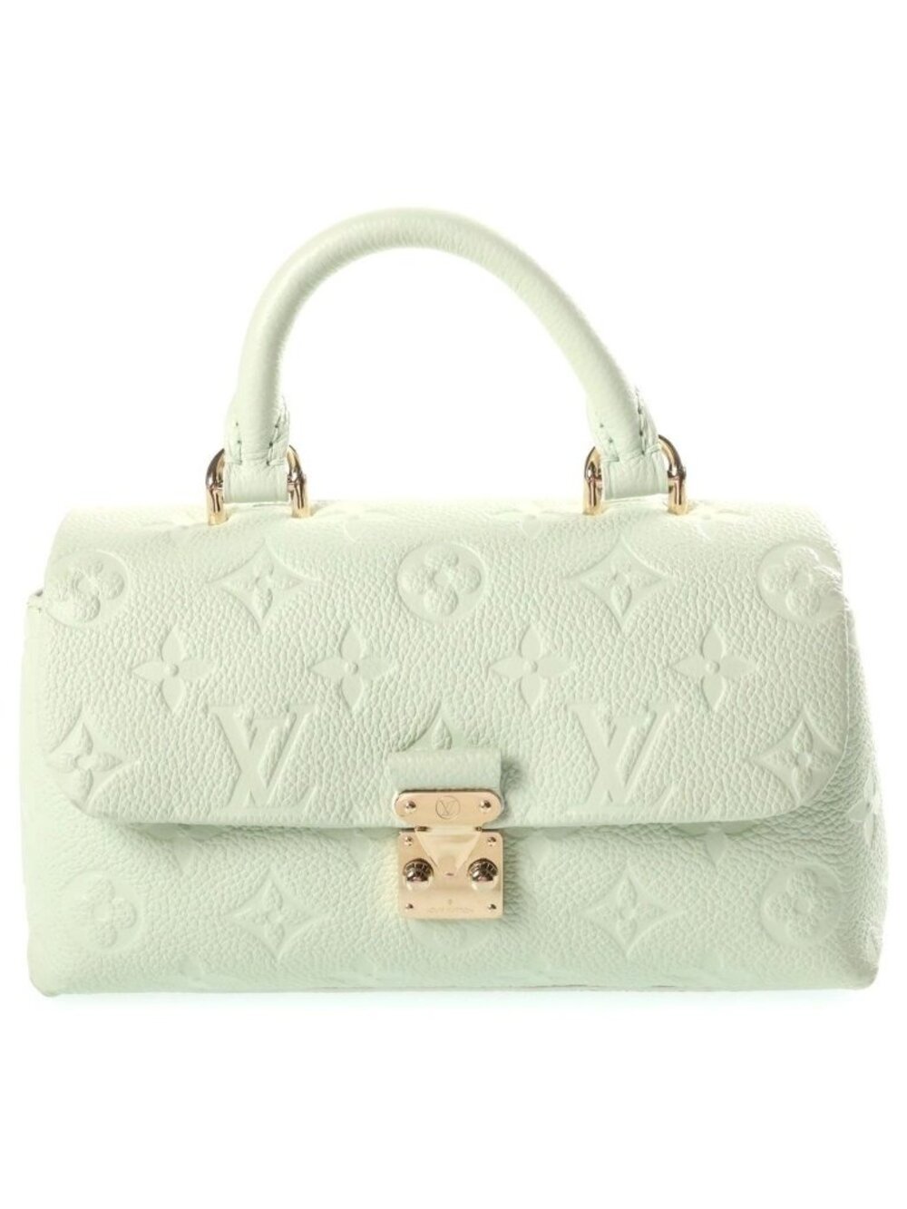 Louis Vuitton Monogram Empreinte Nano Madeleine Shoulder Bag Leather Light Green